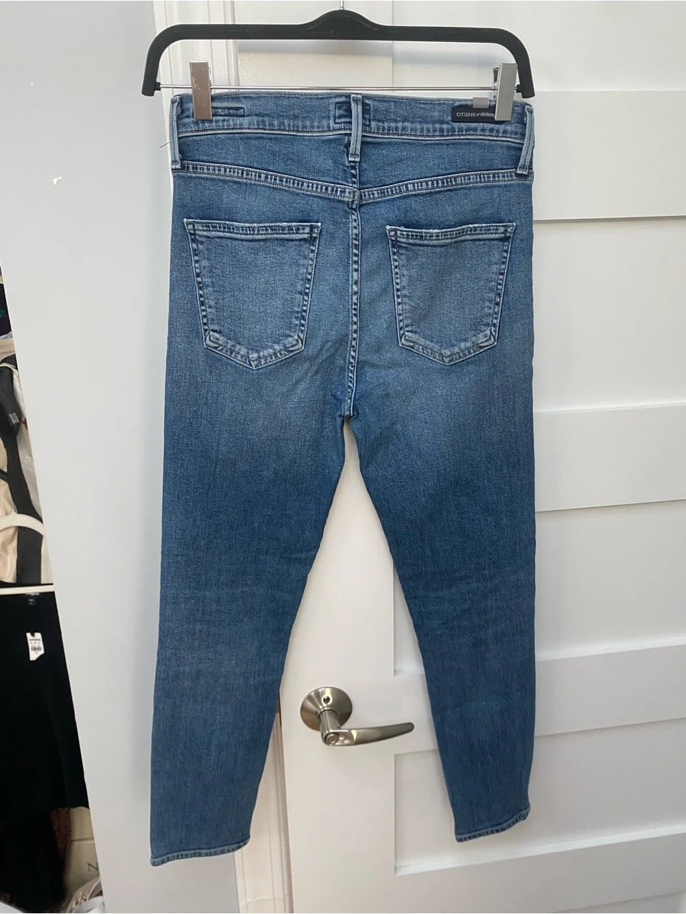 Citizens of Humanity rocket crop high rise skinny Blue Women's Skinny Jeans